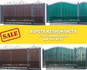 Заборы из профнастила. Заборы из профлиста